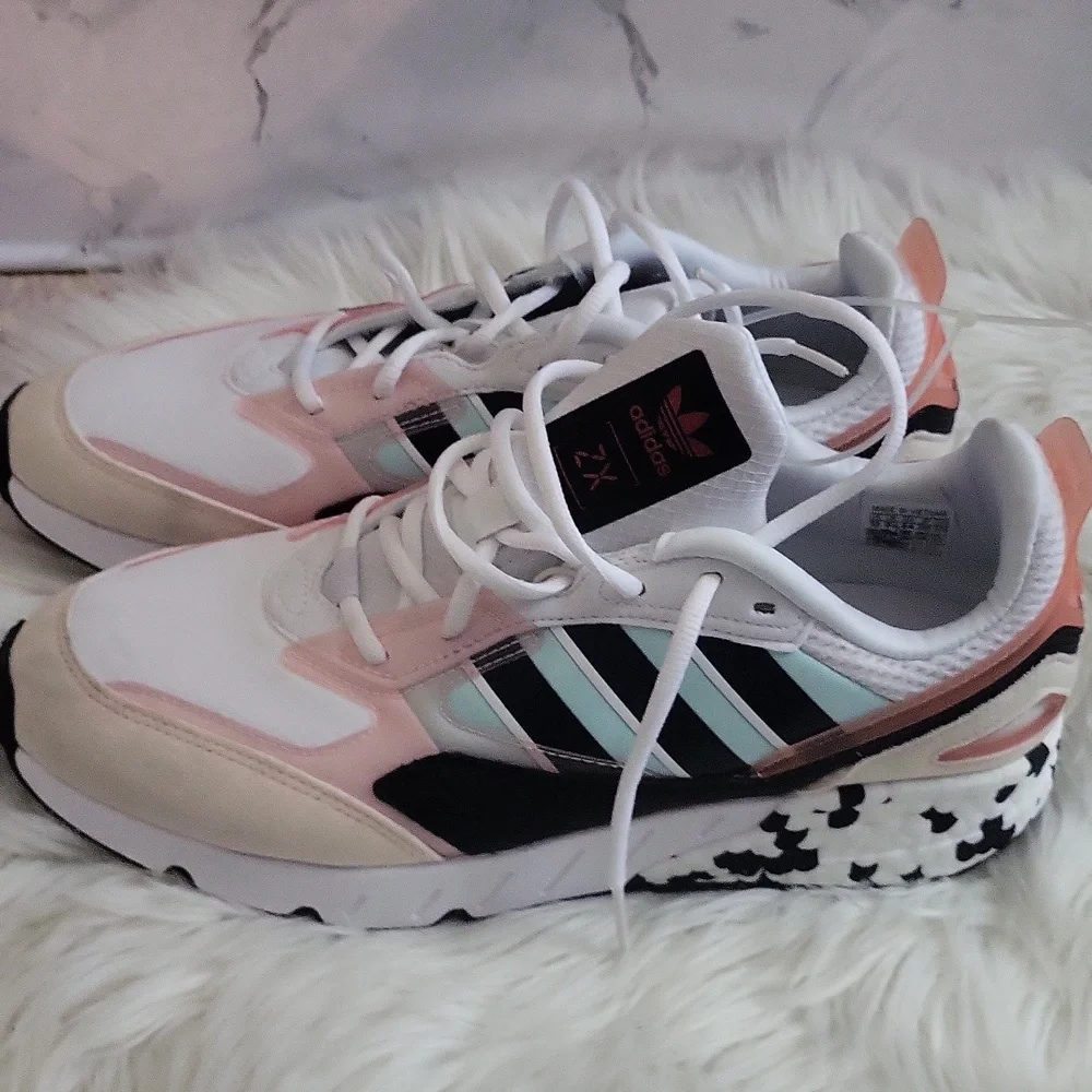 adidas Zx 1K Boost 2.0 Mens Shoes Size 10 White/Multi-Colored
